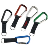 80 mm all purpose carabiner with strap & keyring