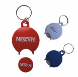 Plastic Coin Clip Keychain, Token